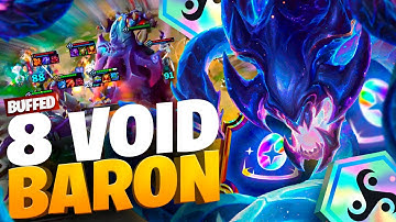 I took Golden Egg  with 8 Void Baron| TFT Patch 13.20b