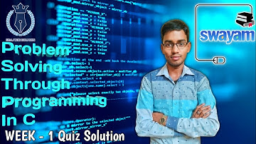 NPTEL Problem Solving Through Programming In C Week-1 Quiz Assignment Solution July Session 2023