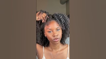 Cute and easy twist-out on type 4 hair
