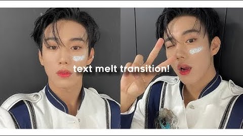 text melt transition on funimate!