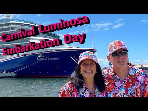 Carnival Luminosa - Embarkation Day on the inaugural voyage of the Carnival Luminosa from Brisbane Video Thumbnail