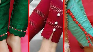 Super stylish and attractive party wear trouser new Poncha designing 2021