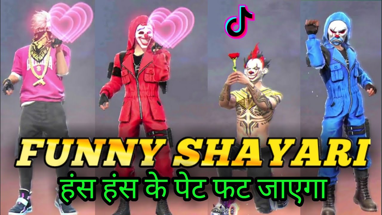 BEST FREE FIRE FUNNY SHAYARI - YouTube
