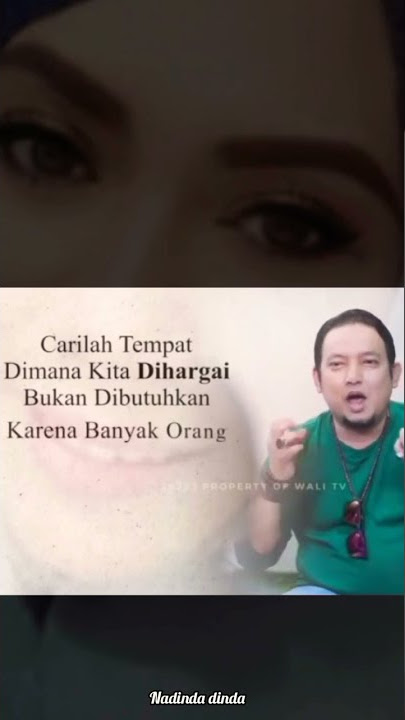 carilah tempat dimana kita dihargai, bukan di butuhkan.