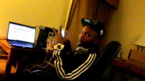 One handed push ups while solving a Rubik