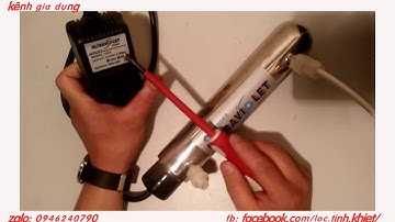 cấu tạo đèn uv trong máy lọc nước