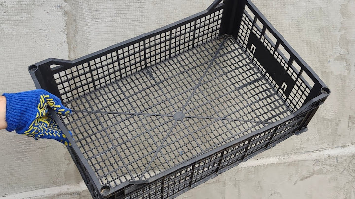 Garden Craft Idea with 2 Plastic Crates
