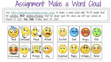 Video Directions: Making Word Clouds