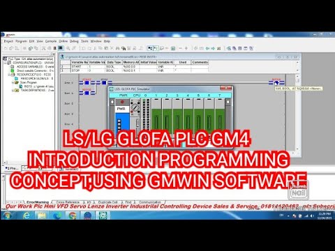 LS/LG GLOFA PLC GM4 INTRODUCTION PROGRAMMING CONCEPT, USING GMWIN SOFTWARE