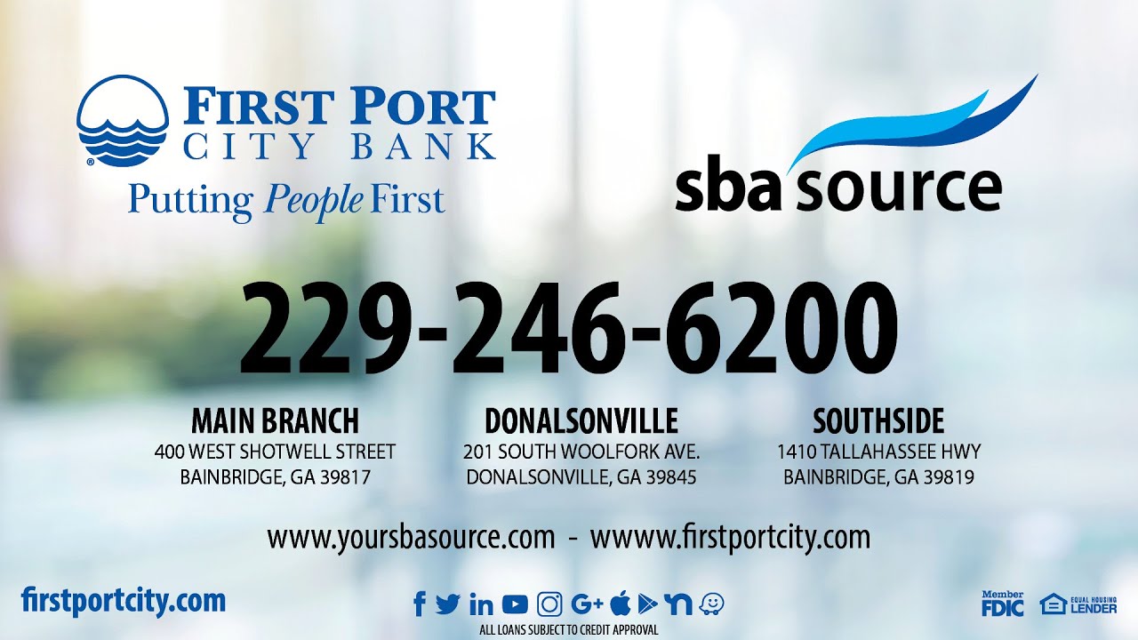 First Port City Bank Offers Government Guaranteed SBA USDA Loans First Port City Bank Offers Government Guaranteed SBA USDA Loans