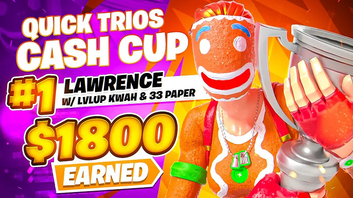 1ST PLACE In TRIO CASH CUP  w/ Paper & Kwah ($1,80...