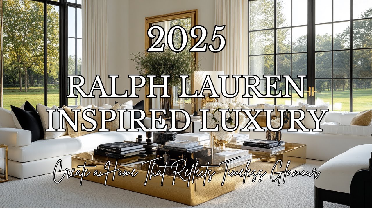 Ralph Lauren-Inspired Luxury: Gold & White Decor Ideas You’ll Love!🤍✨