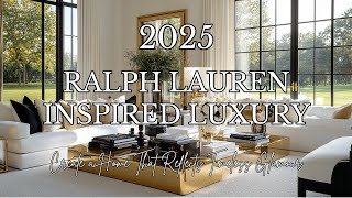 Ralph Lauren-Inspired Luxury: Gold & White Decor Ideas You’ll Love!🤍✨