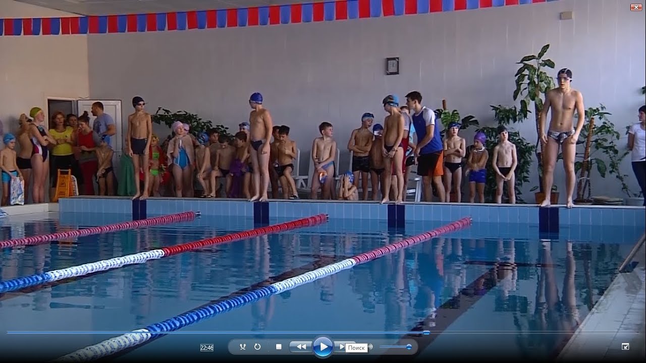 Соревнования по плаванию - YouTube