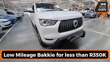Low Mileage Bakkie under R350 000 | 2021 GWM P-Series 2.0 TD XS Double Cab