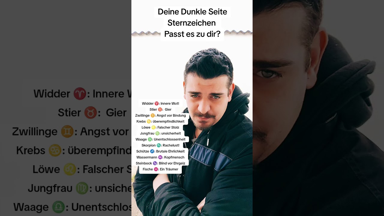 Deine Dunkle Seite Sternzeichen Passt es zu dir