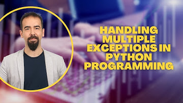 #99 Handling Multiple Exceptions in Python | Try-Except with Multiple Error Types
