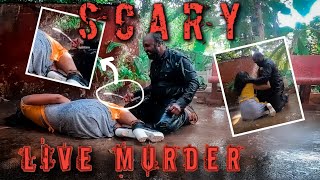 live murder caught on camera | experience ke liye Murder karwaya ft. @mjstudio #murderscene