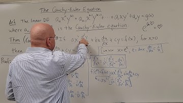 Cauchy-Euler Equation and Theorem (2)