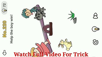 Brain Out Level 32 Help the boy win