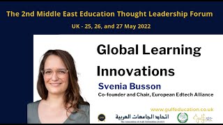 Global Learning Innovations with European Edtech Alliance Co-Founder Svenia Busson