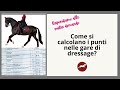 come si calcolano i punti nelle gare di dressage? #equitazione