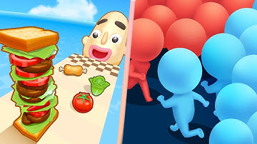 Sandwich Runner Vs Count Masters All Level Game Mobile Walkthrough Gaming Update Alltrailers JO9VI7P