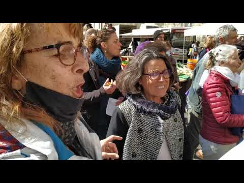 Flashmob marché Lodève - HK Danser encore 20 mars