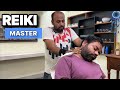 Reikimaster asmr head massage with neck crack sensoryoverloadasmrcommunityrelaxtionindianbarber