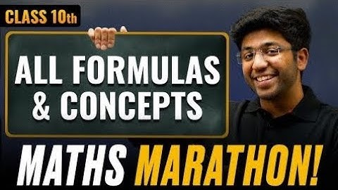 Class 10th Maths - All Formulas and Concepts in One Shot 🔥 | Shobhit Nirwan