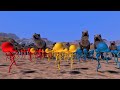 Last Survivor by Stickman. Escape from the chasing T-rex! | Ultimate Epic Battle Simulator【UEBS】