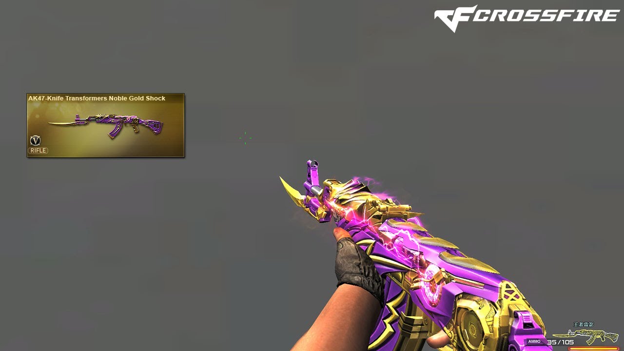 CF Preview | AK47-Knife Transformers Noble Gold Shock (VVIP)