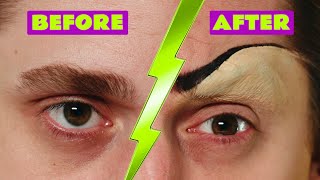 Drag 101 - The Perfect Glued-Down Eyebrows | Biqtch Puddin'