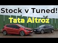 Stage 1 Code6 tuned Tata Altroz diesel vs stock car... are the modifications worth it?