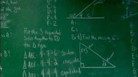Chapter 8, Section 2: Part 2 - Angles and Triangles