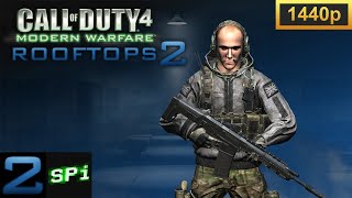 COD4: Rooftops 2 Mod Walkthrough 1440p