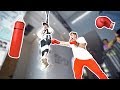 HUMAN PUNCHING BAG PRANK (he fell for it!!)