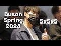 Busan Spring 2024 5x5 solves