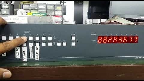 Kramer VS-88DVI 8x8 DVI Matrix Switcher Repairs by Dynamics Circuit (S) Pte. Ltd.