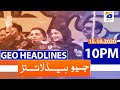 Geo Headlines 10 PM | 15th October 2020