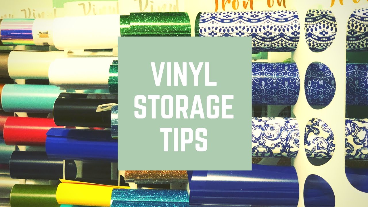 Vinyl Storage With IKEA Trash Bag Holders - YouTube