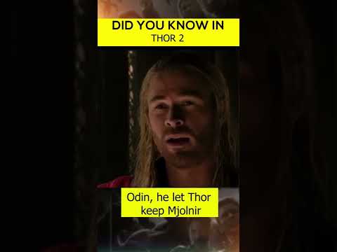 Did You Know❗️❗️ In THOR The Dark World❓❓#shorts #marvel