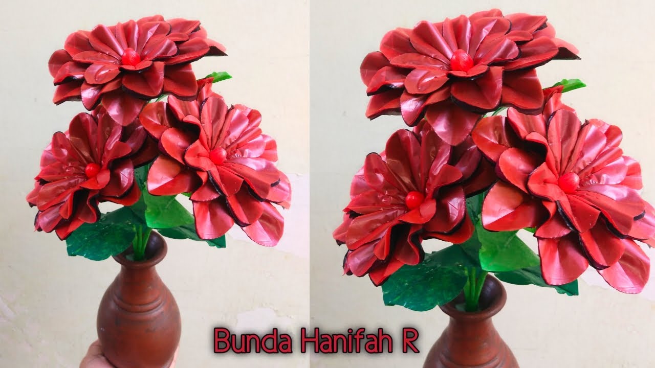 DIY Tutorial Cara Membuat Bunga Hias Dari Plastik Kresek L How To Make diy-tutorial-cara-membuat-bunga-hias-dari-plastik-kresek-l-how-to-make