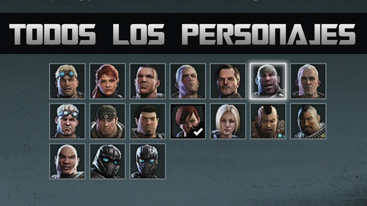 Personajes gears of war