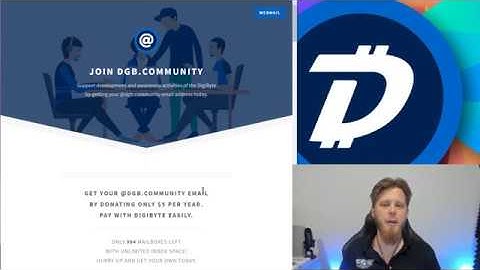 DigiByte Update - #144 - DGB.community email service and chat with Crypto Mug Investors