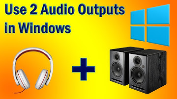 USE 2 AUDIO OUTPUTS AT THE SAME TIME ON WINDOWS! (FREE)