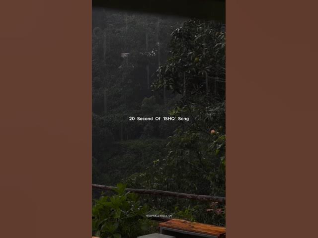 Ishq song status video 🎧🥀😔 #shorts #lyrics #trending #vairal #explore