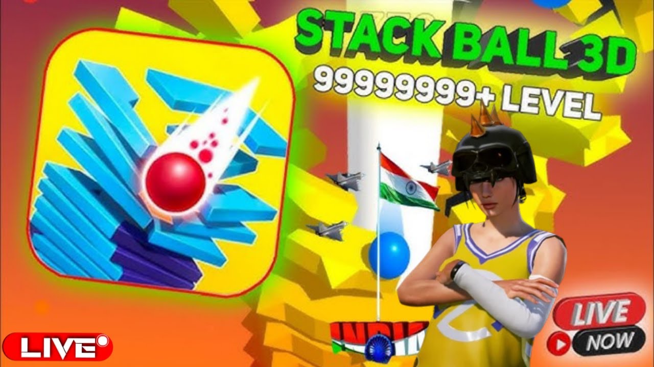 Stack Ball Live Part 88 ! 🎮🔴 #live #stackballlive #shortslive