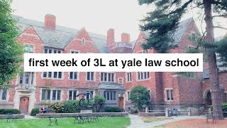 first week of 3L at yale law (and law school tour)