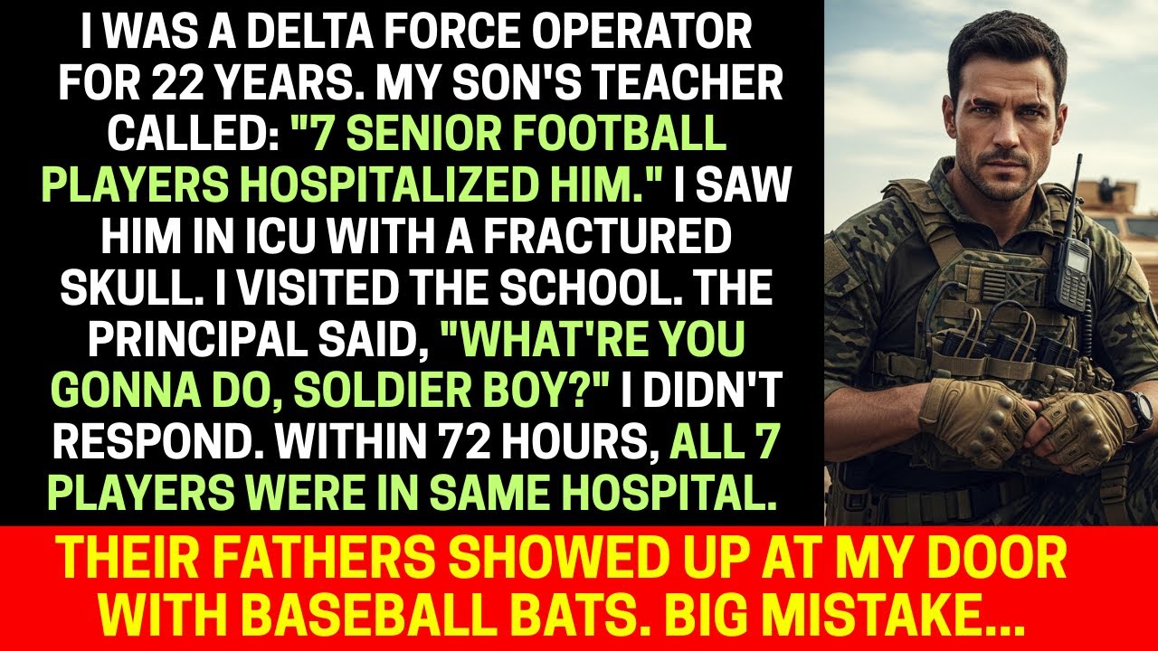 I Was Delta Force, 7 Football Players Hospitalized My Son. Dads Came to My House with Weapons.
